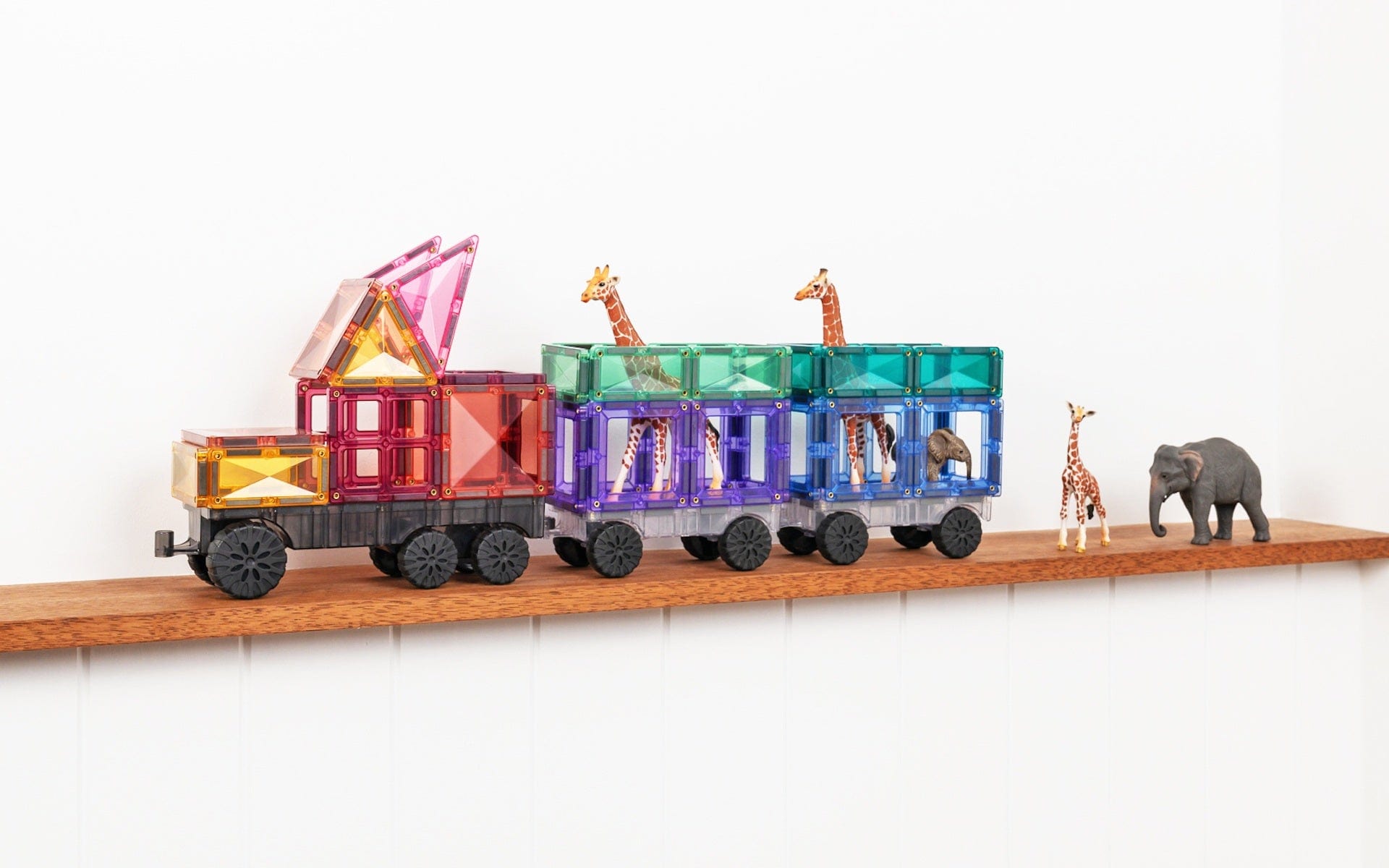 Connetix Toys Connetix- Pastel Transport Pack 50pc