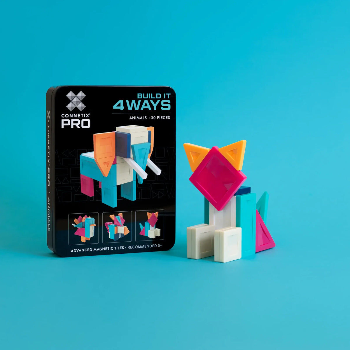 Connetix Toys Connetix - PRO Build It 4 Ways Animals Pack 30 pc