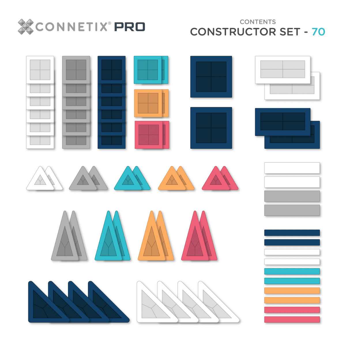 Connetix Toys Connetix - PRO Constructor Set 70 pc