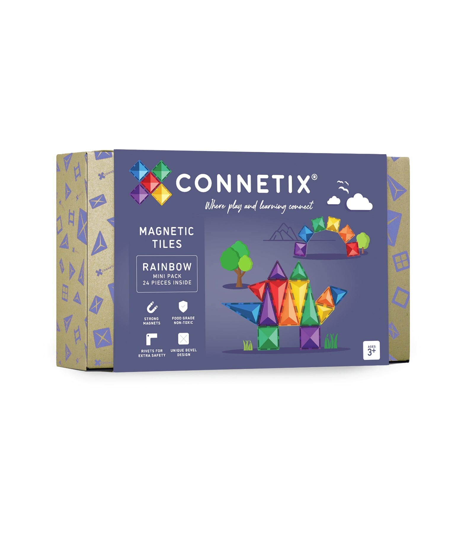 Connetix Toys Connetix - Rainbow Mini Pack 24 pc