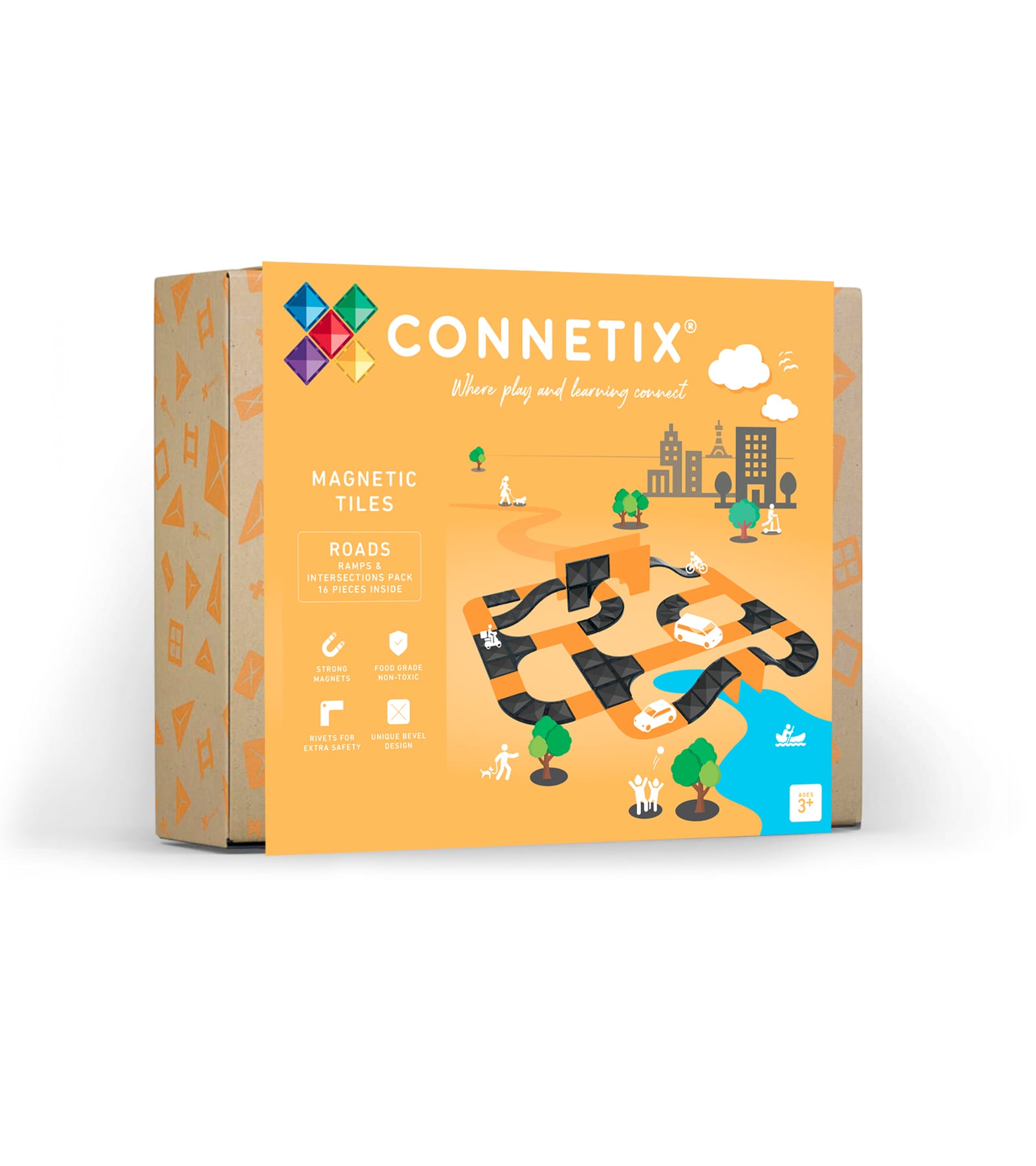 Connetix Toys Connetix Ramps & Intersections Pack 16pc