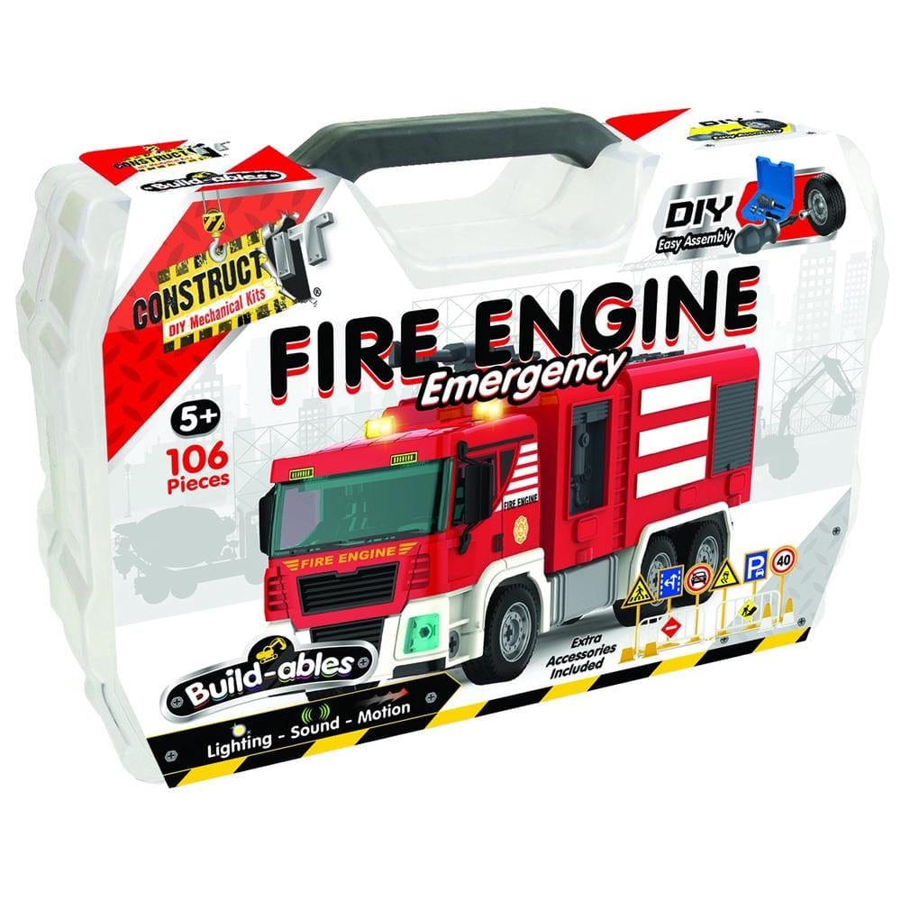 Construct IT Toys Build-ables Plus - Fire Engine Emergency