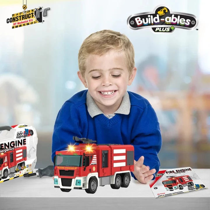 Construct IT Toys Build-ables Plus - Fire Engine Emergency