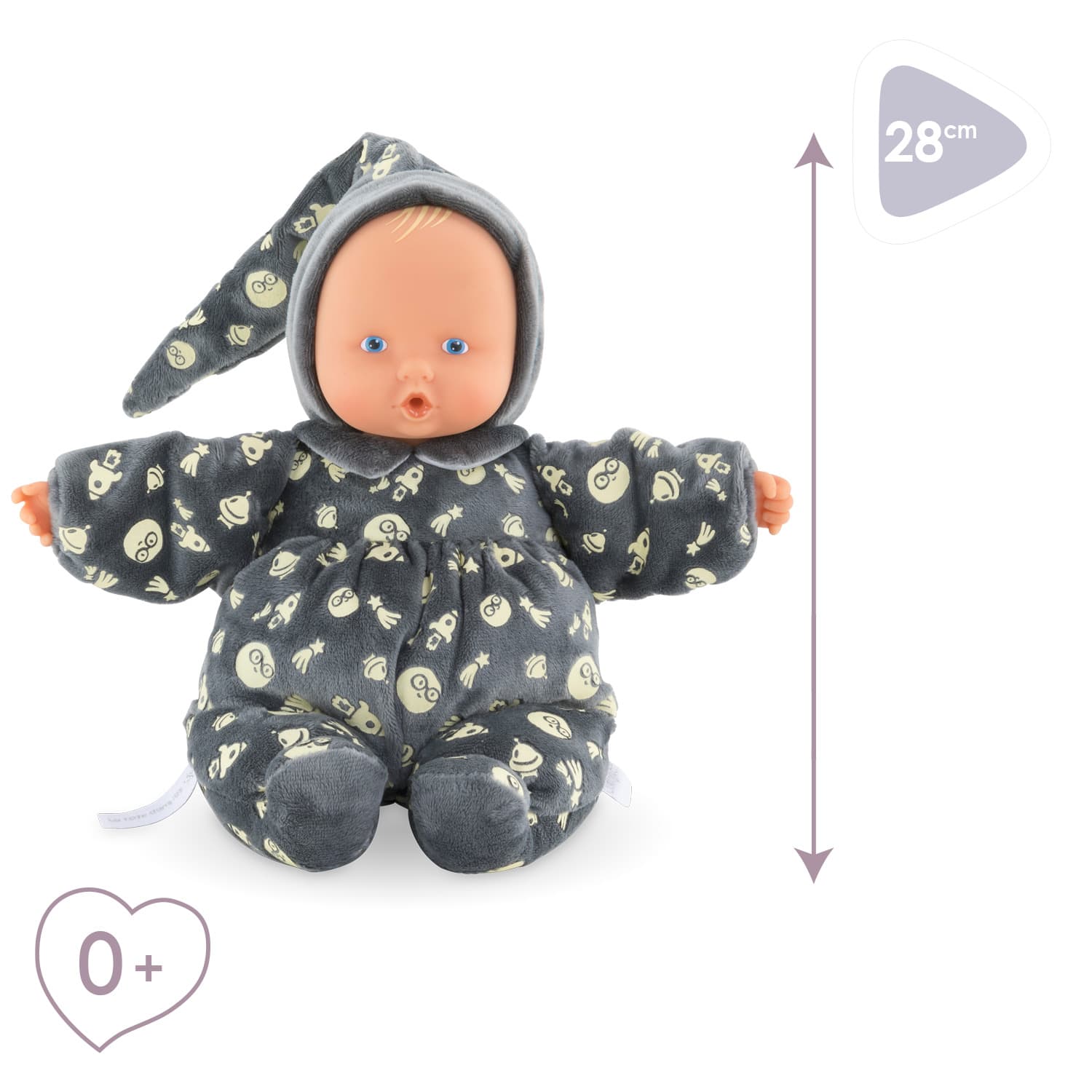 Corolle Toys Babipouce Glow In The Dark Doll 28cm