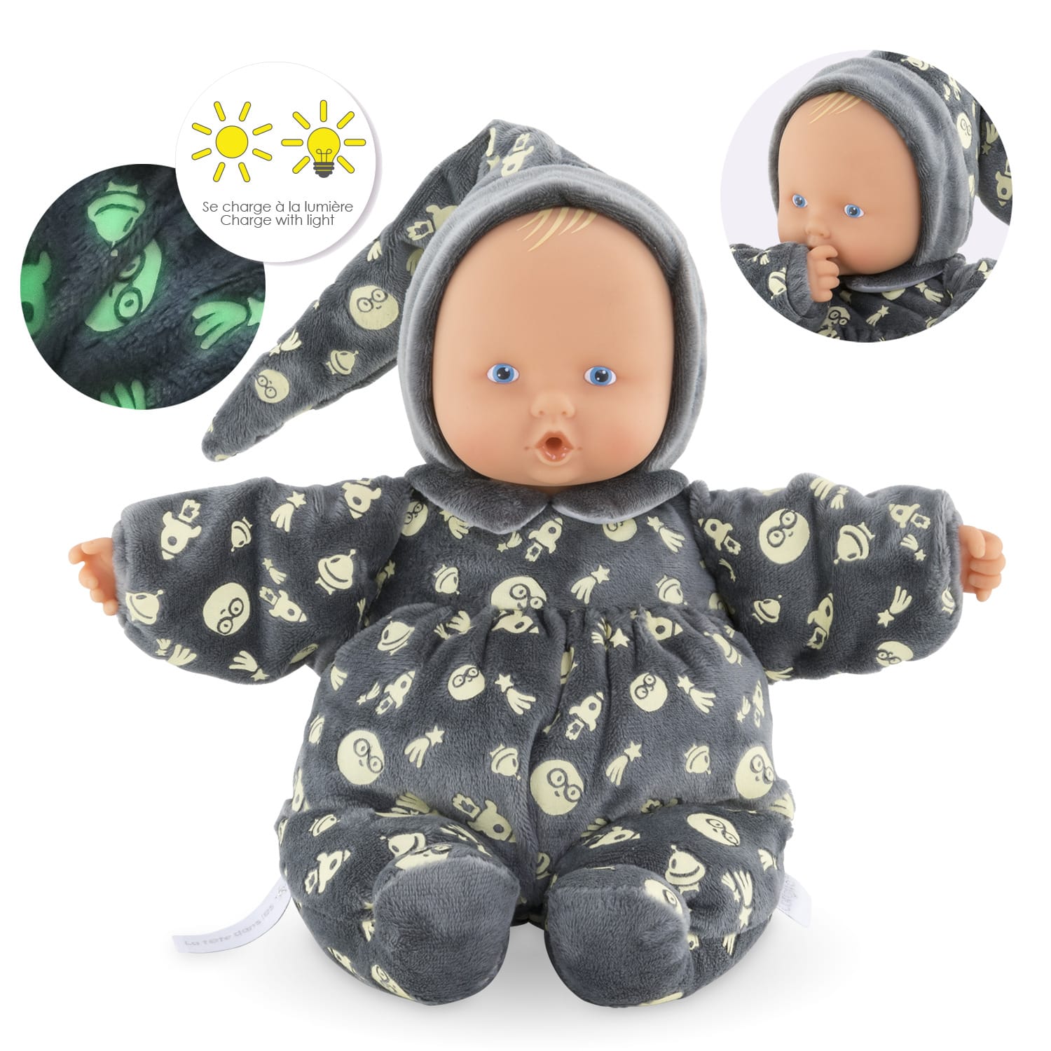 Corolle Toys Babipouce Glow In The Dark Doll 28cm