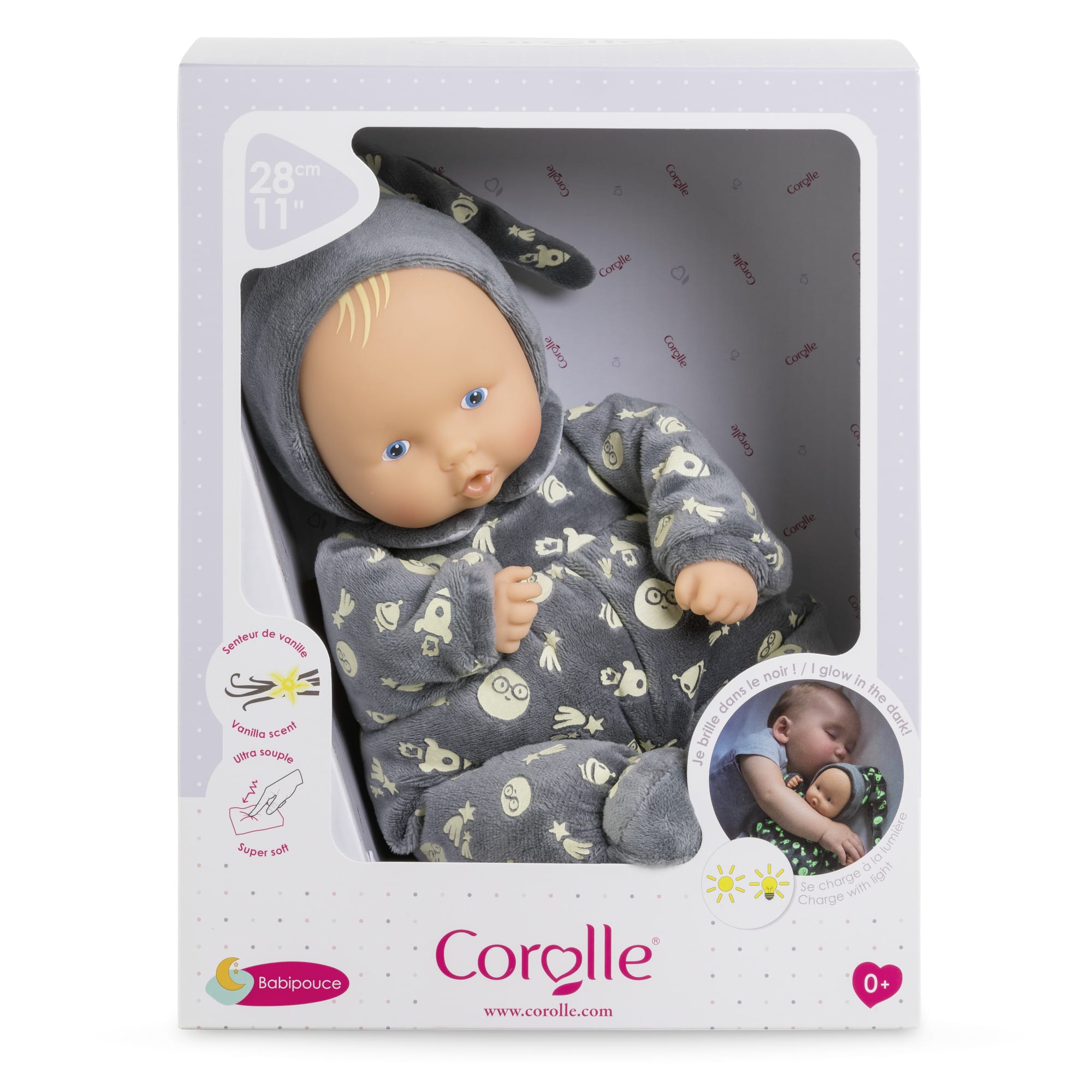 Corolle Toys Babipouce Glow In The Dark Doll 28cm
