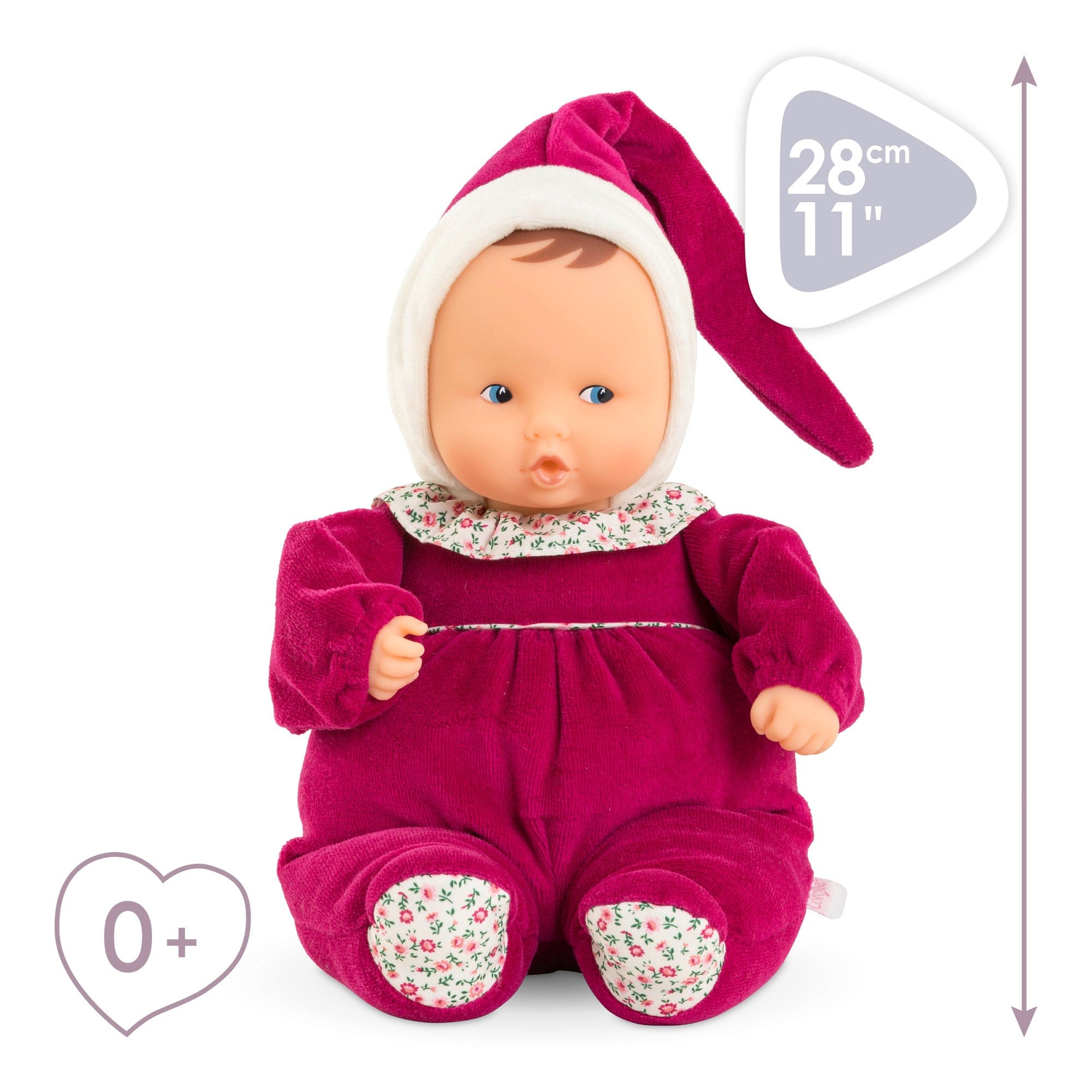 Babipouce Pink Grenadine 28cm - Parnell Baby Boutique