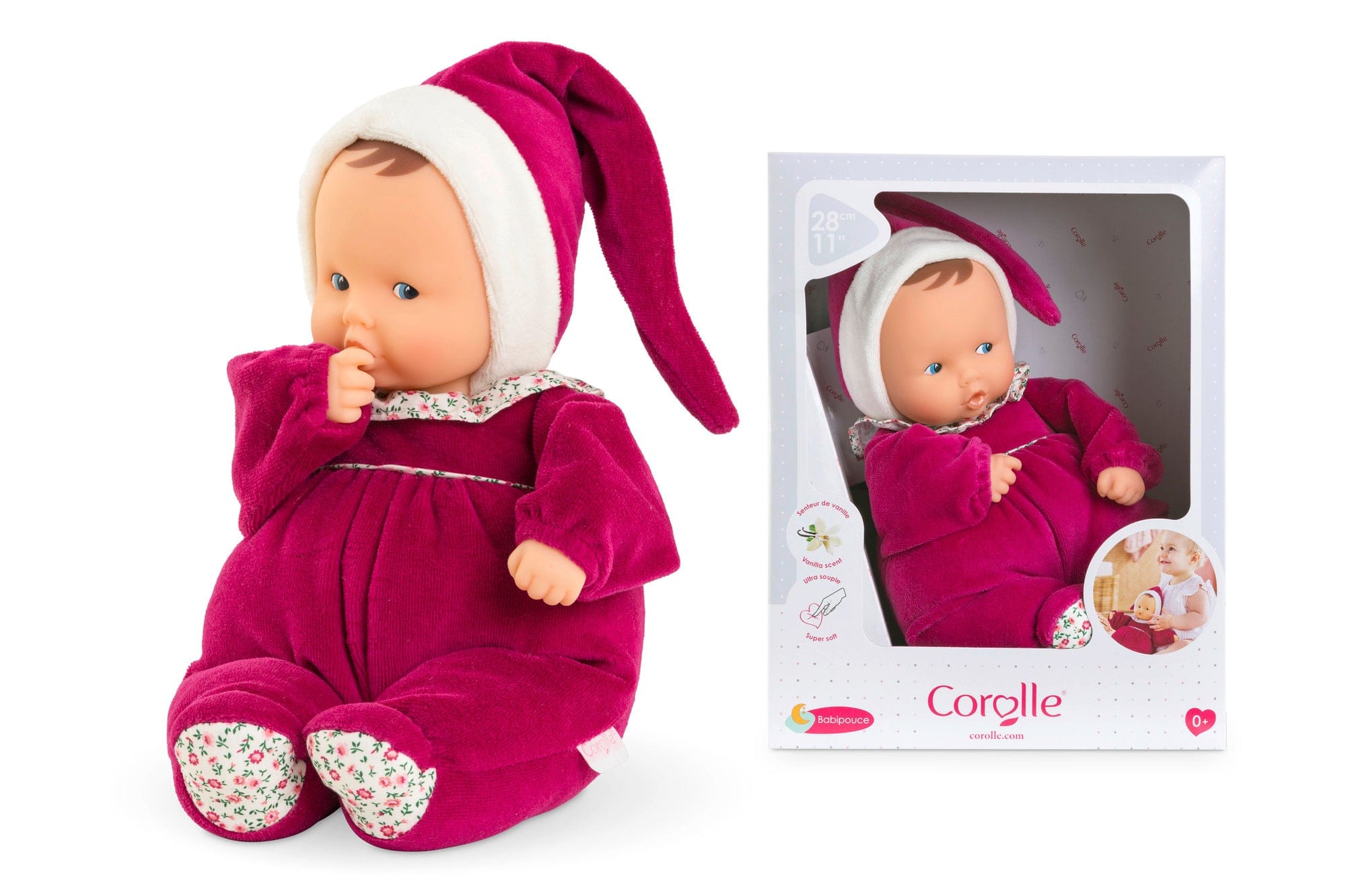 Babipouce Pink Grenadine 28cm - Parnell Baby Boutique