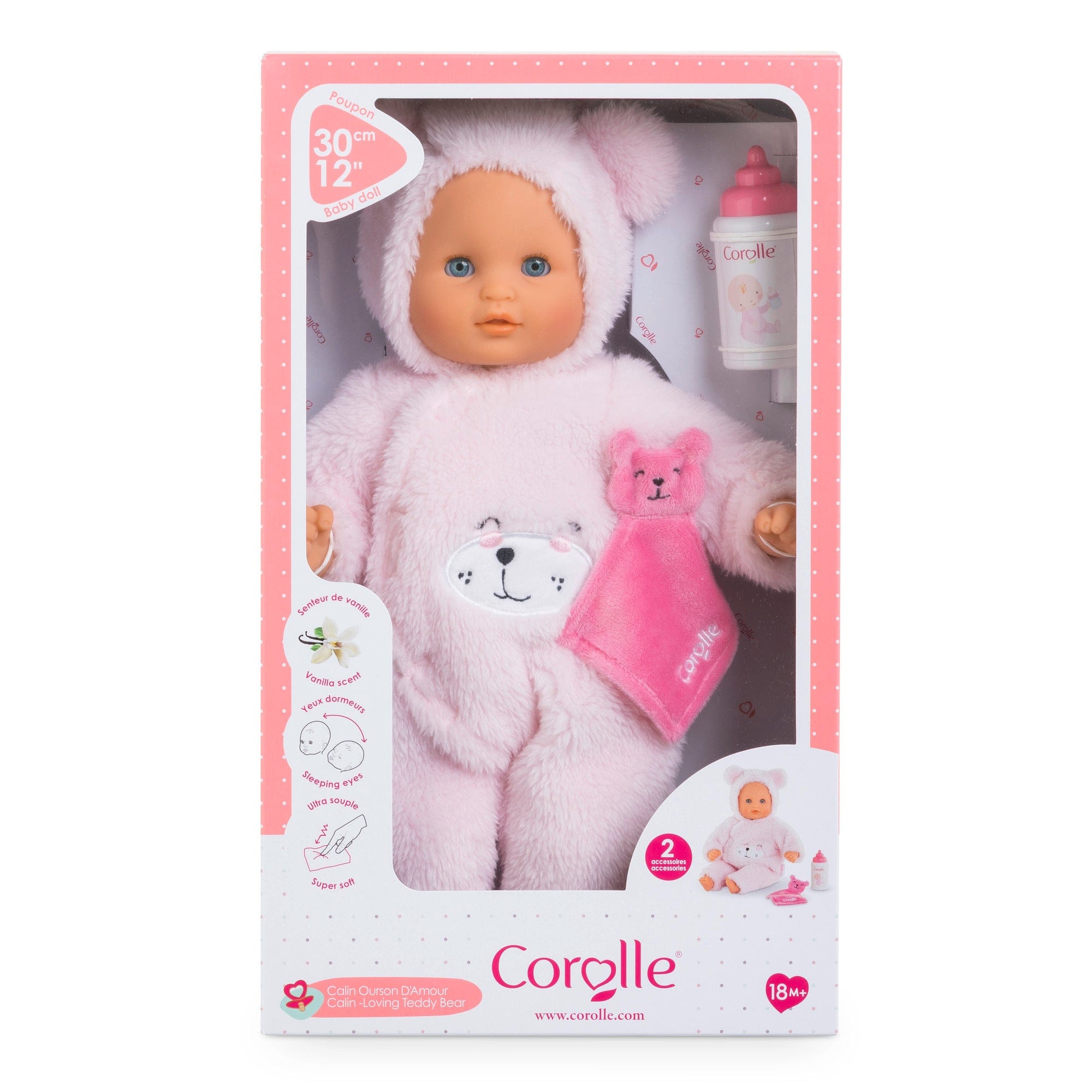Corolle Toys BeBe Calin Loving Teddy