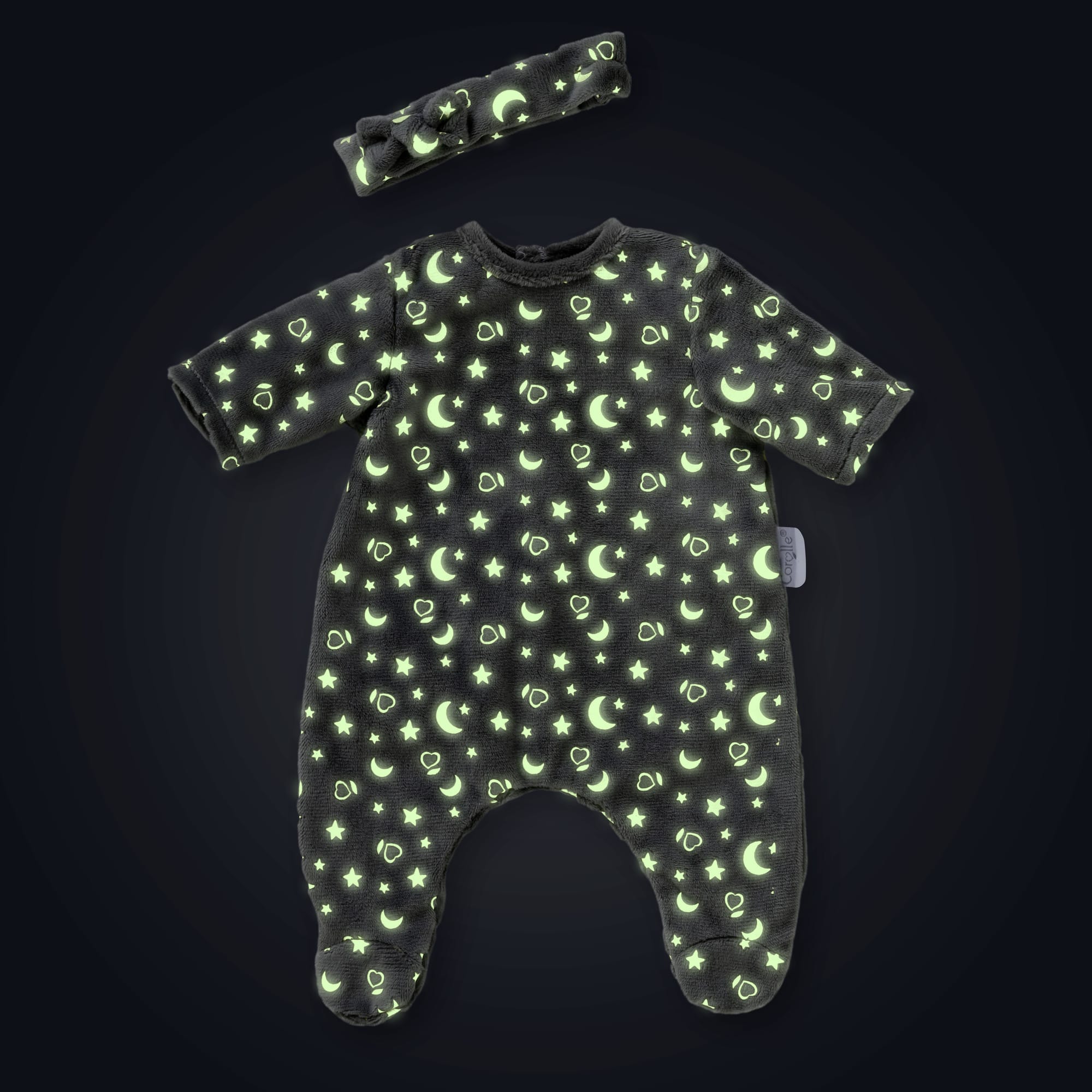 Corolle Toys Corolle Glow In The Dark PJ's & Headband 30cm