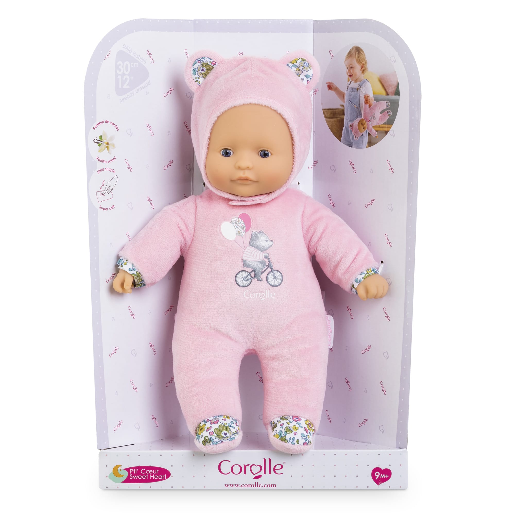 Corolle Toys Sweet Heart - Pink Bear