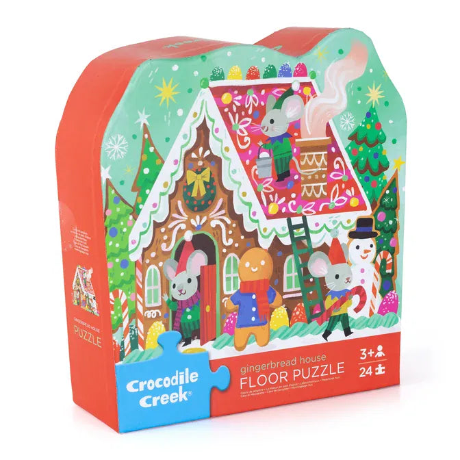 Crocodile Creek Toys Classic Floor Puzzle 24 pc - Gingerbread House