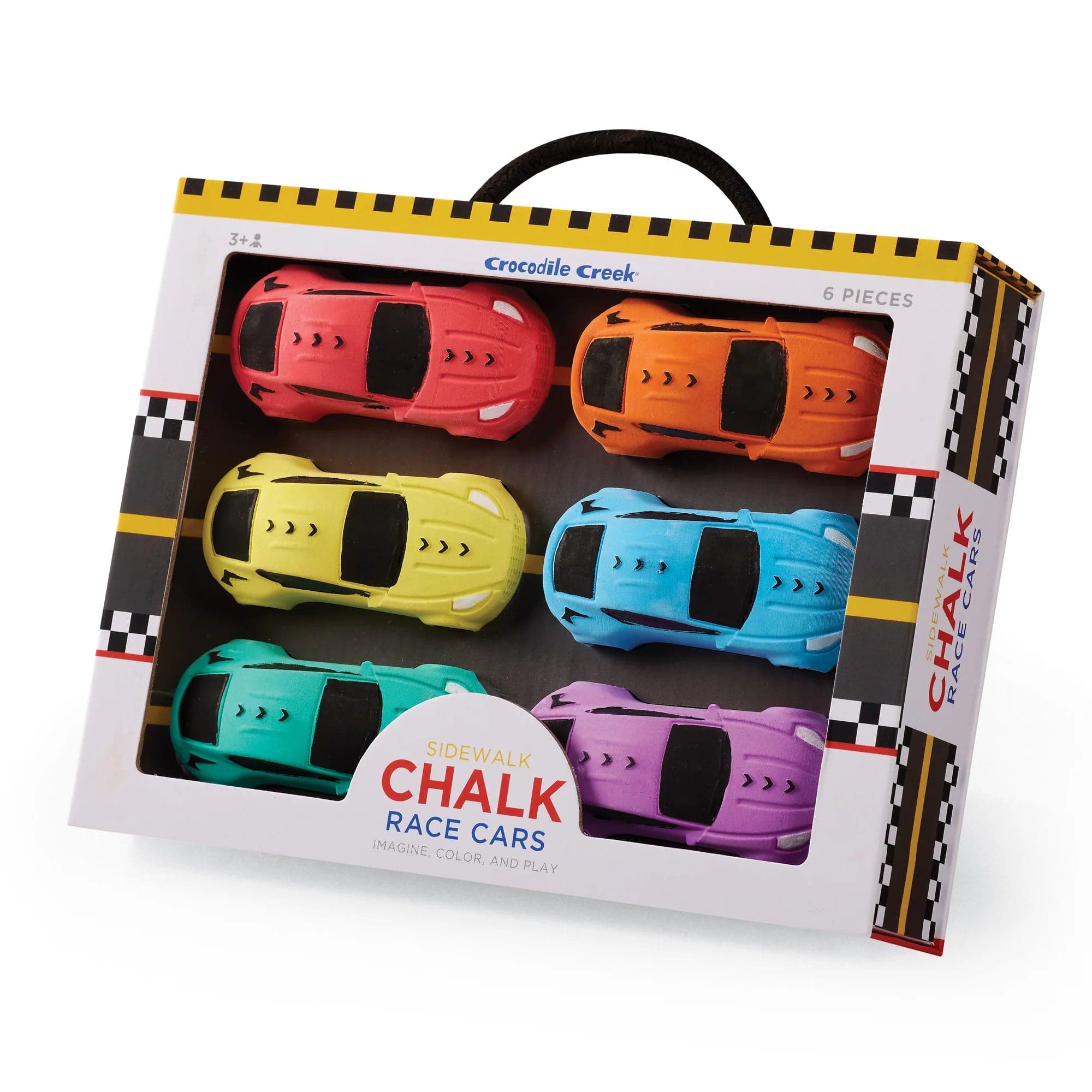 Crocodile Creek Toys Crocodile Creek Sidewalk Chalk - Race Cars