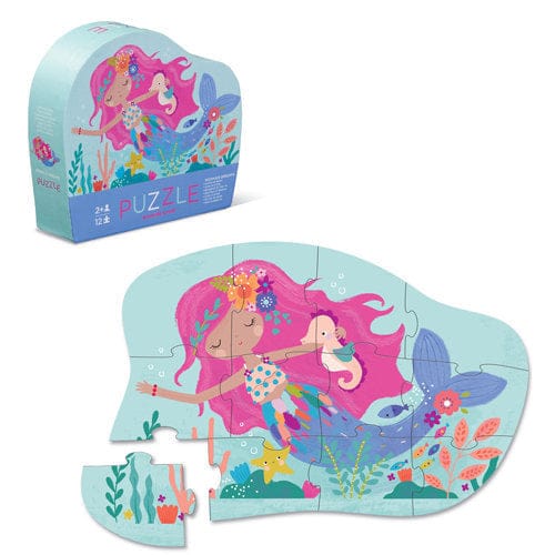 Crocodile Creek Toys Mermaid Dream Mini Puzzle - 12 Piece