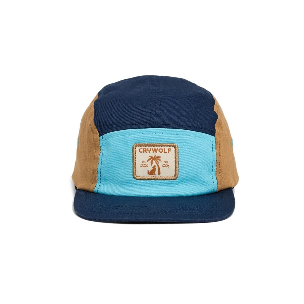 Crywolf Accessories Hats Lucky Cap Navy Colour block