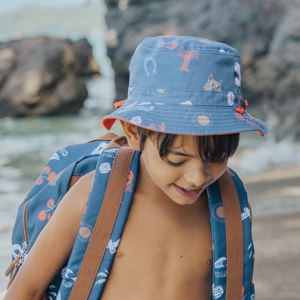 Crywolf Accessories Hats Reversible Bucket Hat - Lucky Days