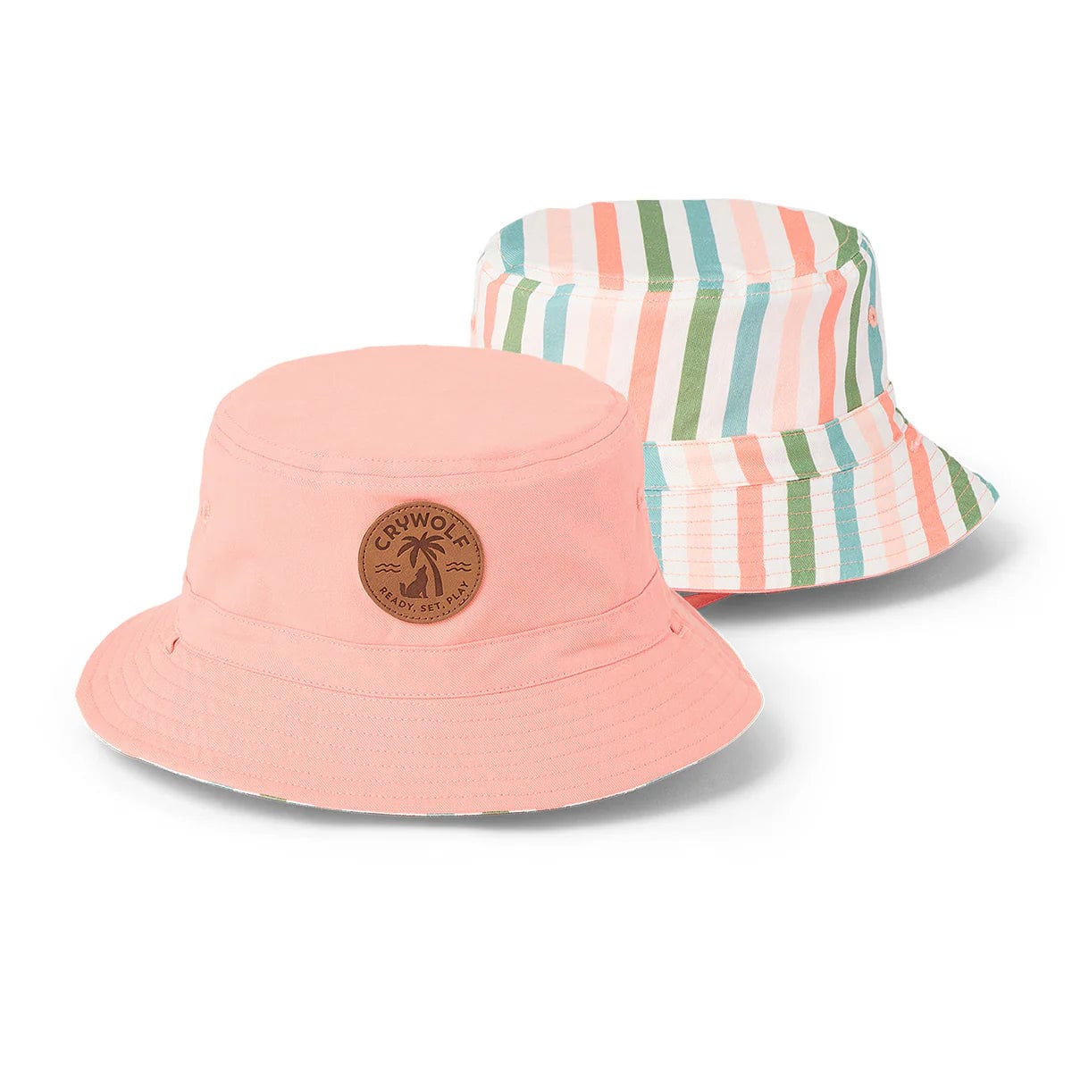 Crywolf Accessories Hats Reversible Bucket Hat Summer Stripe