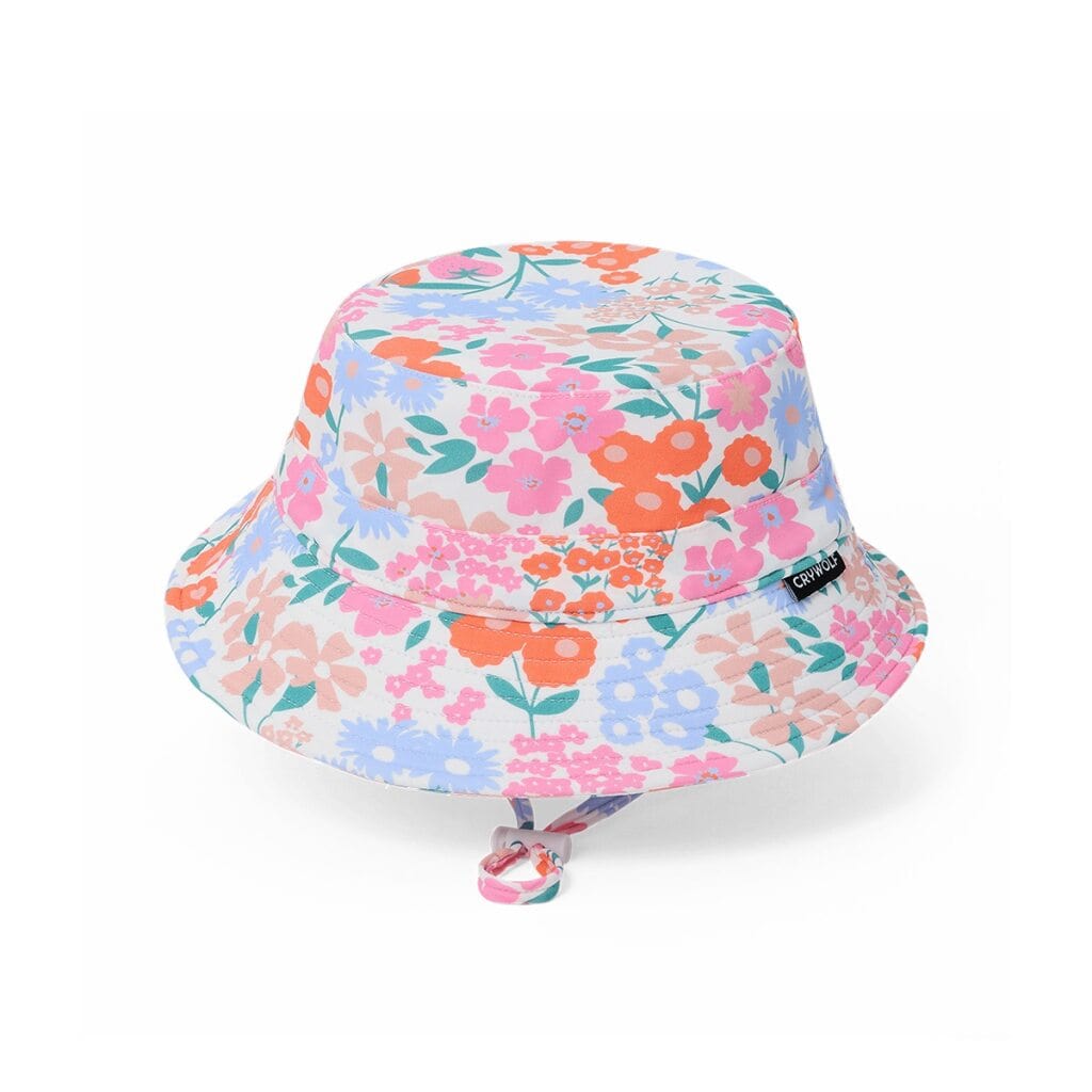 Crywolf Accessories Hats Swim Bucket Hat Berry Garden
