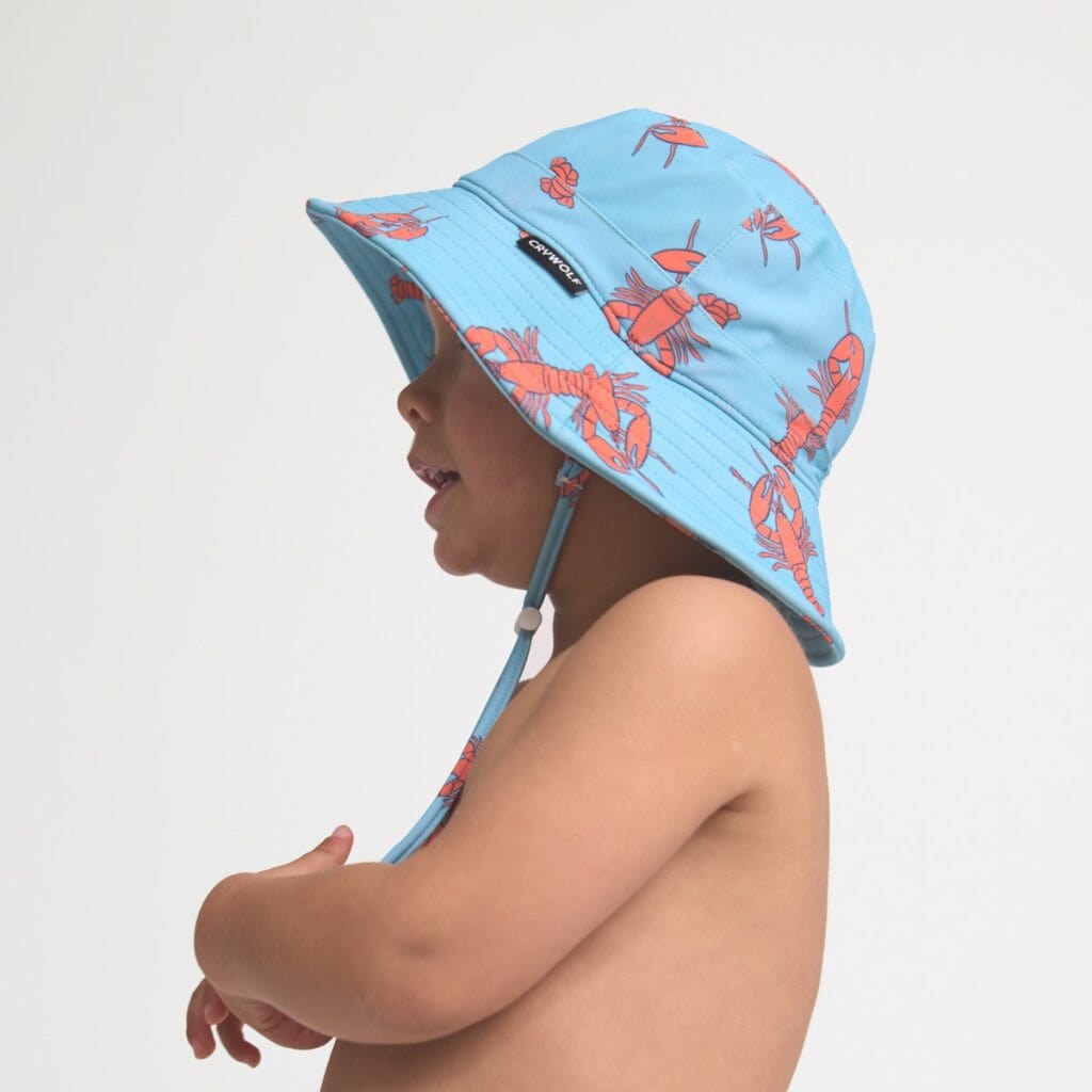Crywolf Accessories Hats Swim Bucket Hat Little Lobsters
