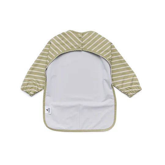 Crywolf MUCK-ABOUT APRON Elm Stripe accessory bib with durable fabric and adjustable straps, ideal for outdoor or messy activities.