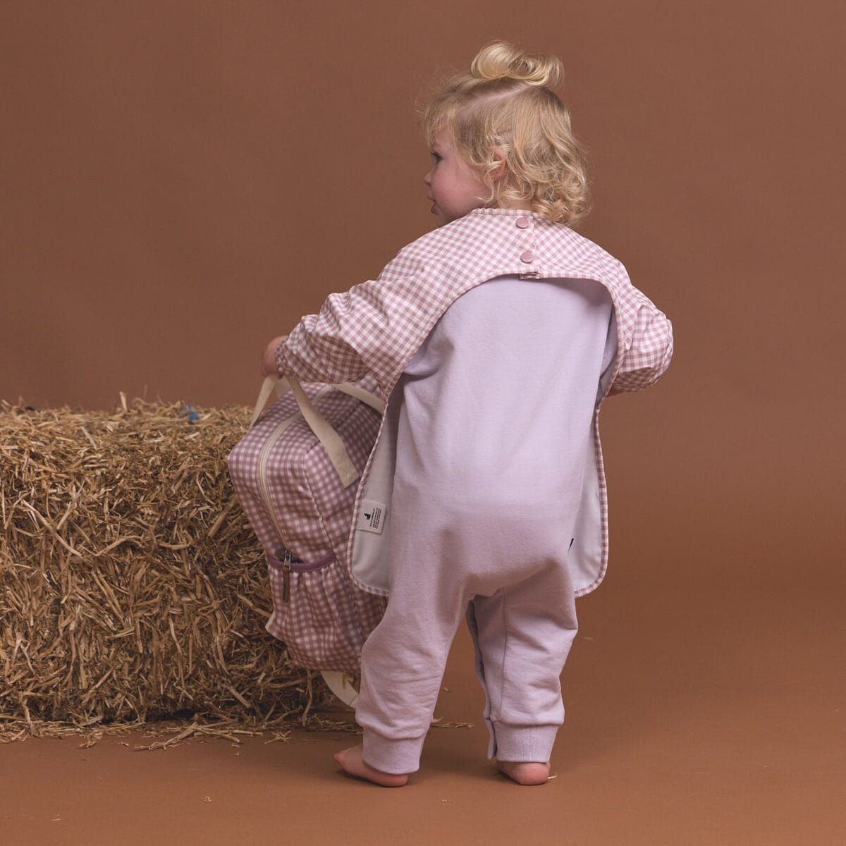 MUCK-ABOUT APRON Gingham - Parnell Baby Boutique
