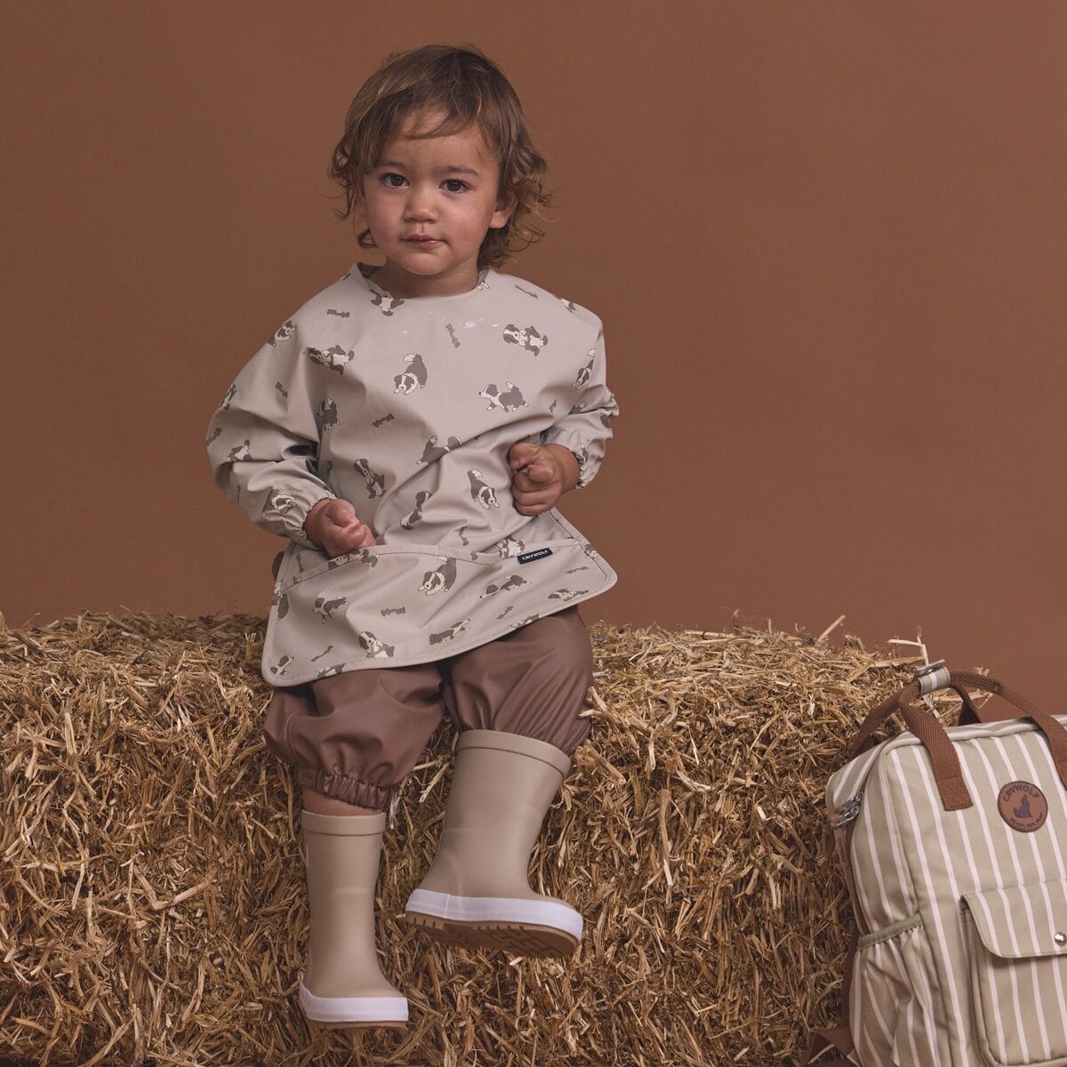 Crywolf Accessory Bib MUCK-ABOUT APRON Puppies