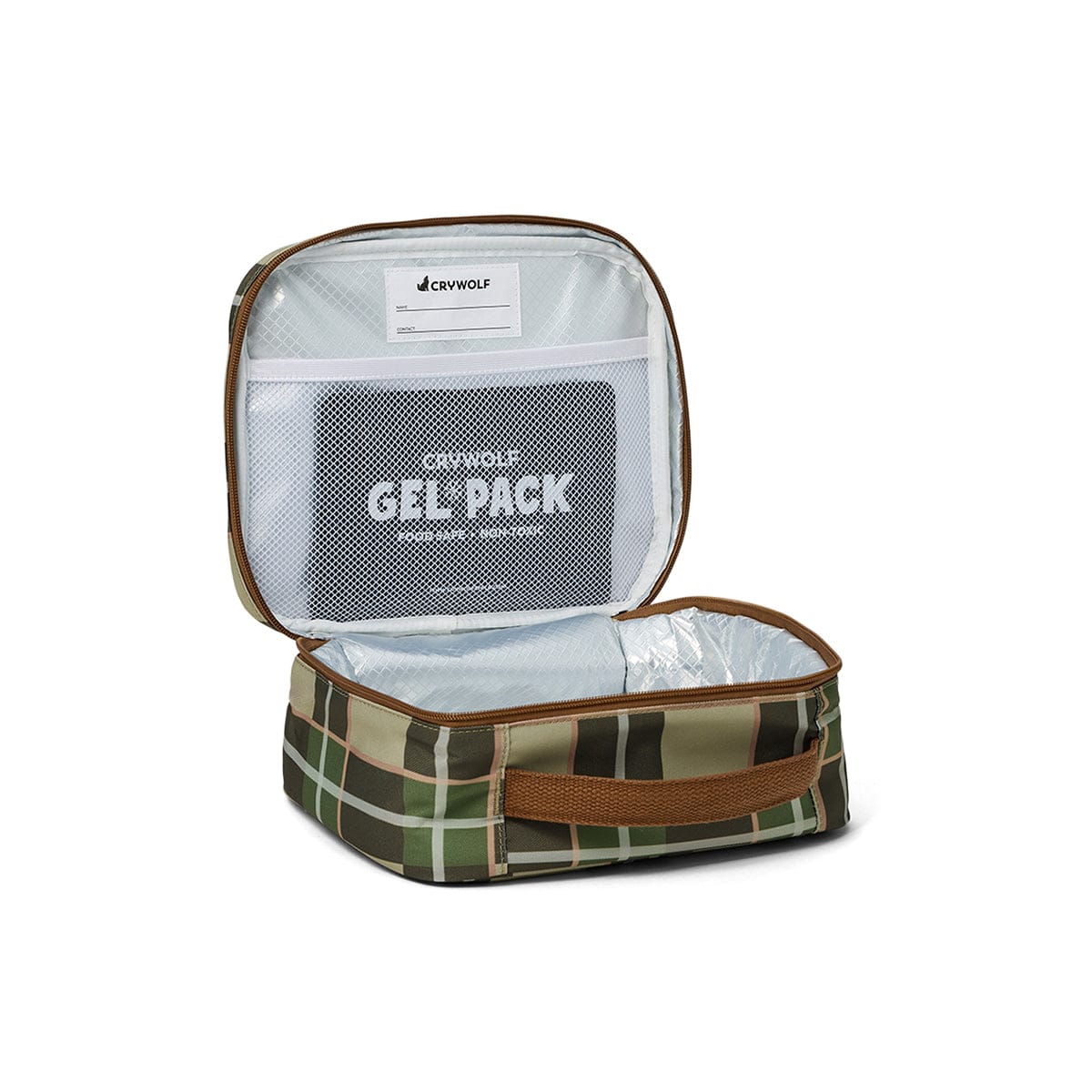 Crywolf Accessory Feeding Everyday Lunch Bag - Field Plaid