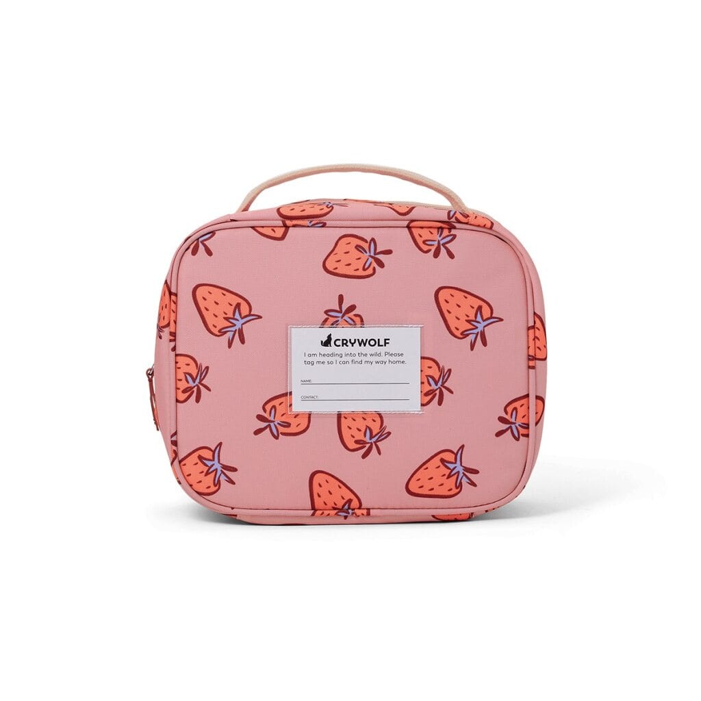 Crywolf Accessory Feeding Everyday Lunch Bag - Strawberry Splash