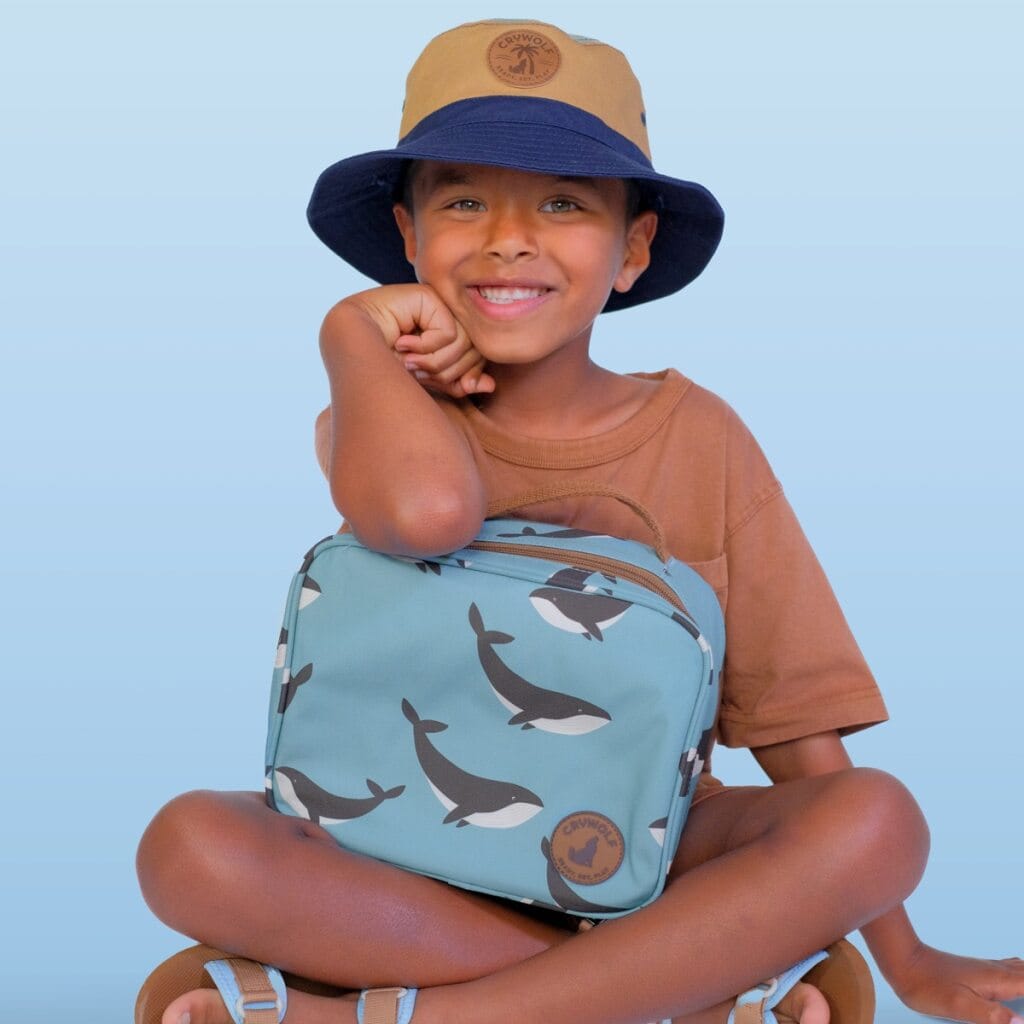 Everyday Lunch Bag - Whale Trail - Parnell Baby Boutique