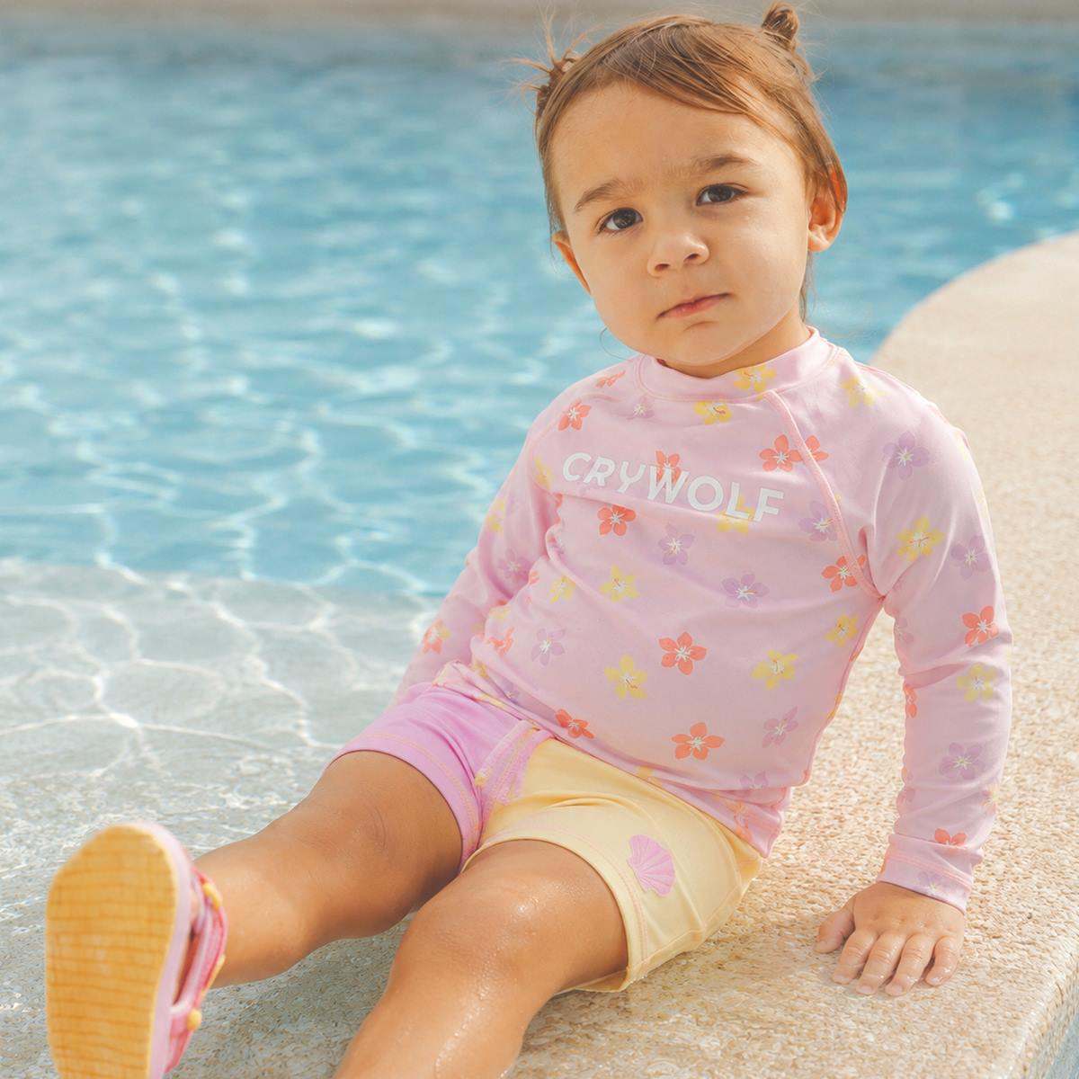 Crywolf Baby Rash Vest BABY RASH VEST Hibiscus Bloom