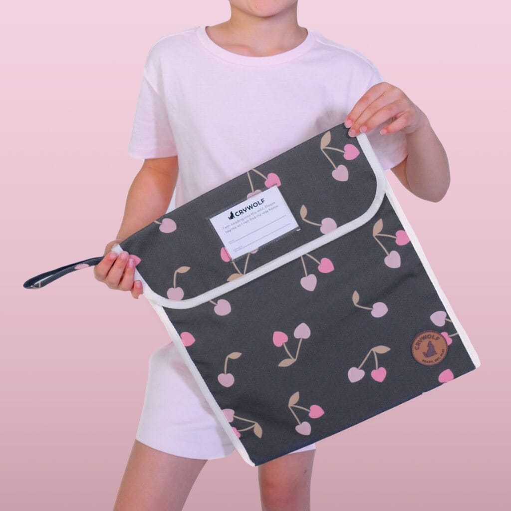 Book Bag - Cherry Hearts - Parnell Baby Boutique