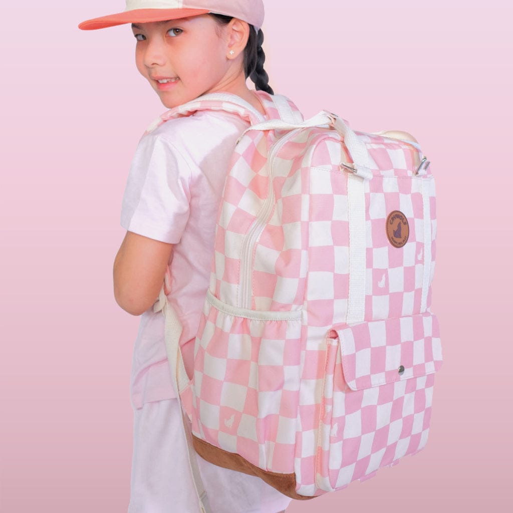 Crywolf Bags Knapsack - Pink Check