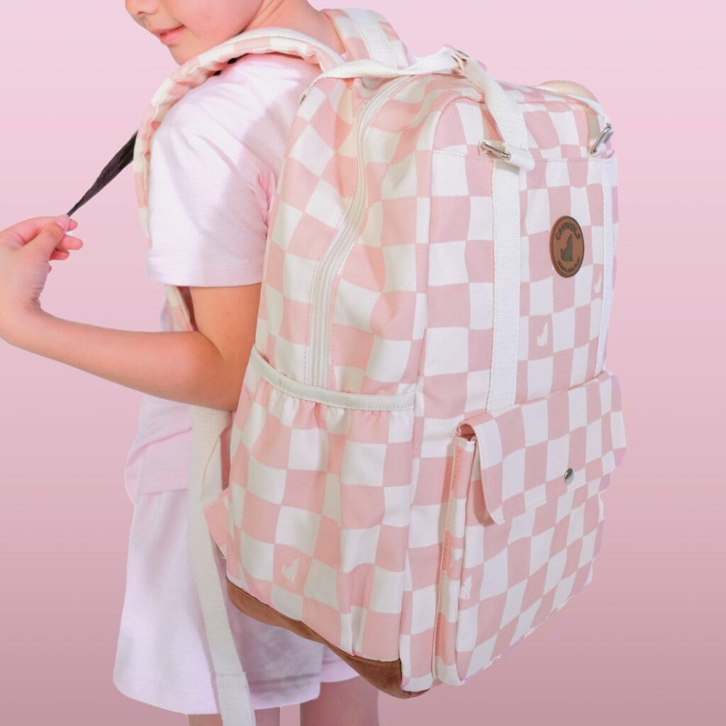Crywolf Bags Knapsack - Pink Check