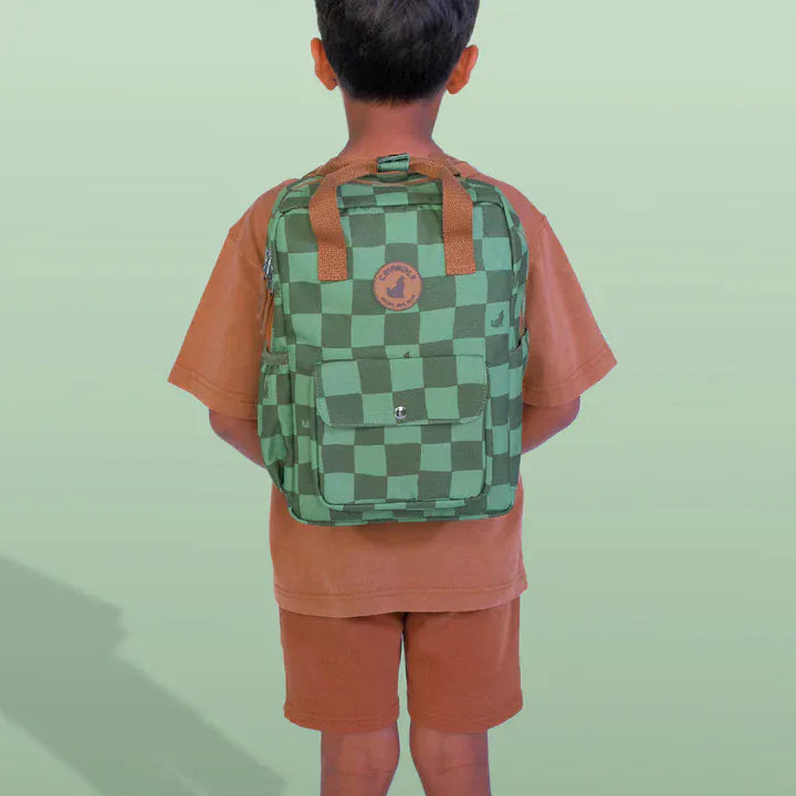 Crywolf Bags Mini Backpack - Green Check