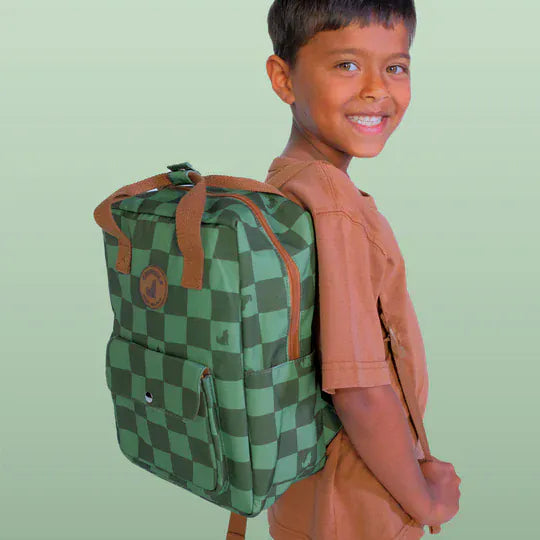Crywolf Bags Mini Backpack - Green Check