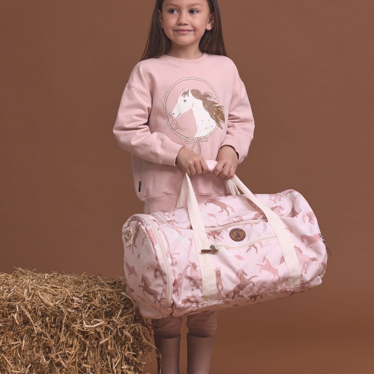 Crywolf Bags Packable Duffle Bag - Blush Ponies