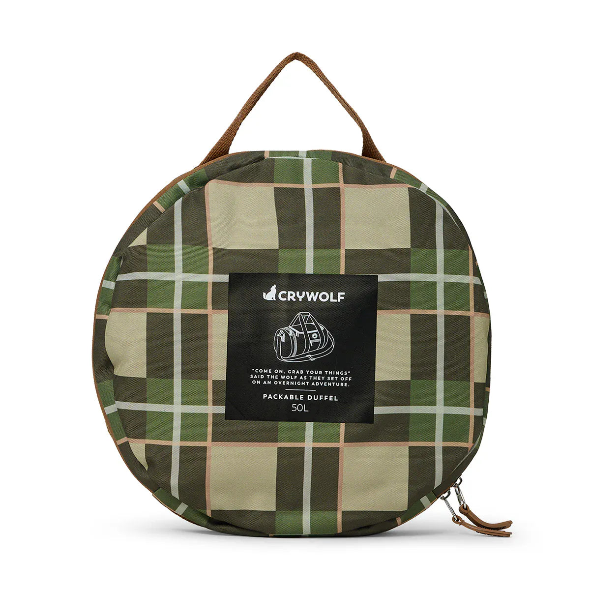 Crywolf Bags Packable Duffle Bag - Field Plaid
