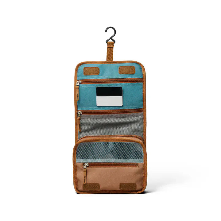 Crywolf Boys Accessory Hanging Toiletry Bag - Moss Colourblock