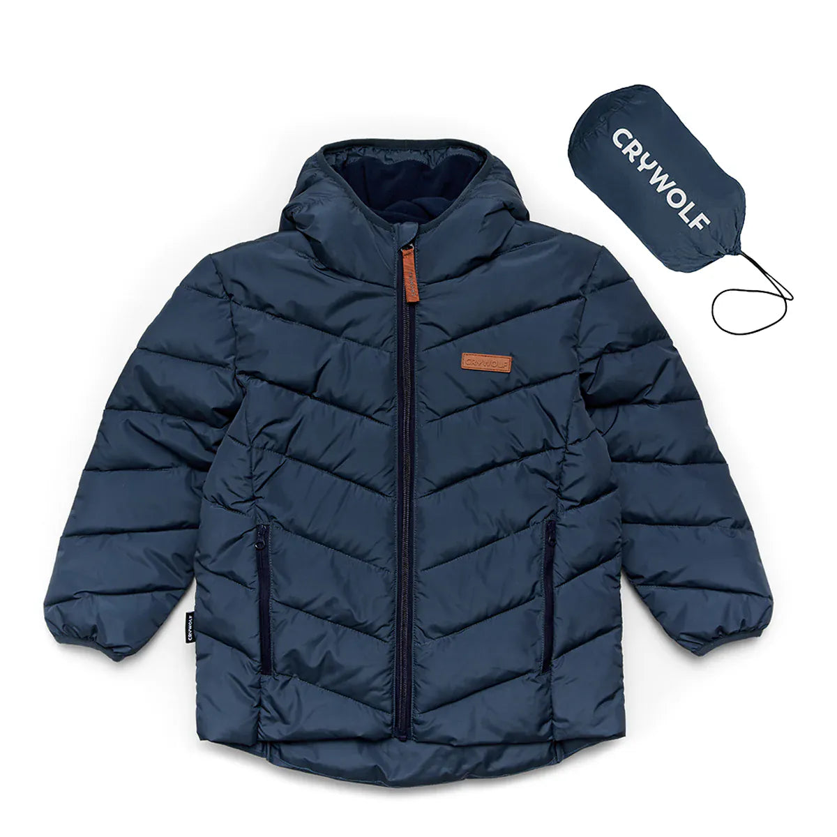 Crywolf Boys Jacket 3Y ECO-PUFFER Indigo