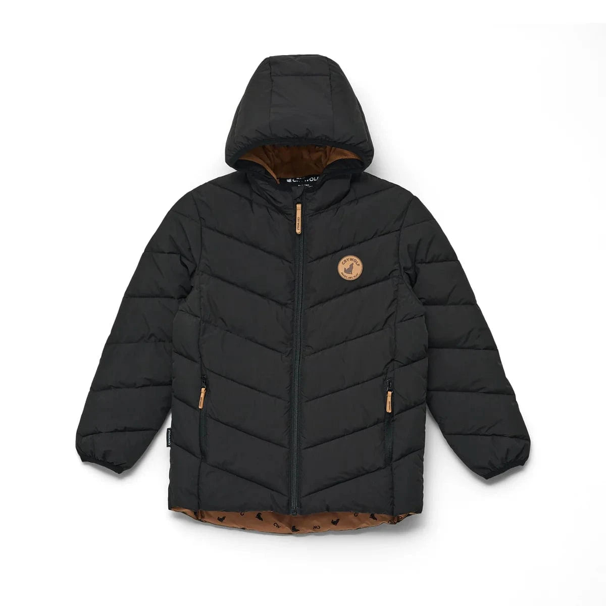Crywolf Boys Jacket ECO PUFFER Black