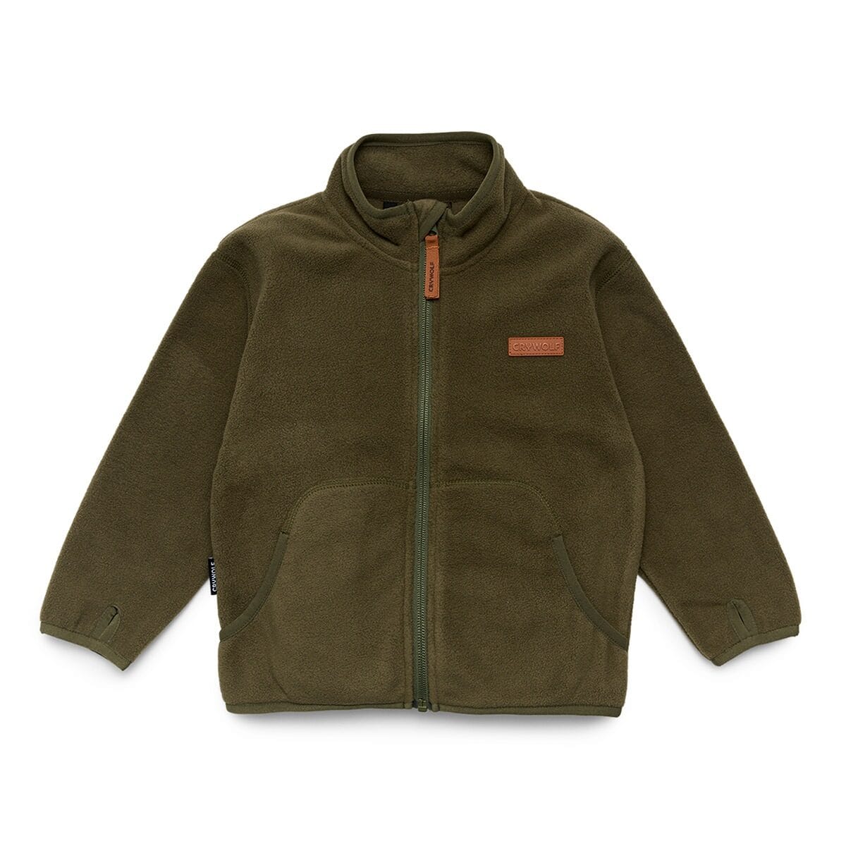 Crywolf Boys Jacket Lightweight Fleece Olive