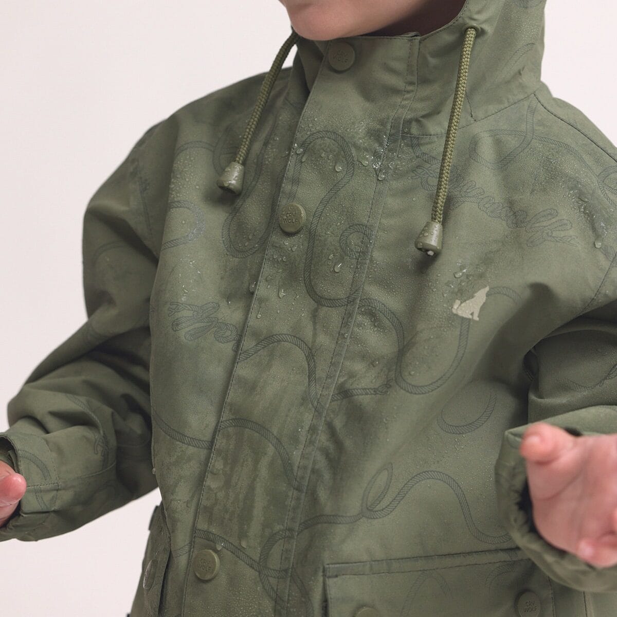 MAGIC JACKET Olive Rope - Parnell Baby Boutique