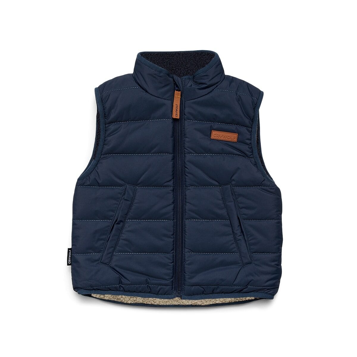 Crywolf Boys Jacket REVERSIBLE YETI VEST Ash Colourblock