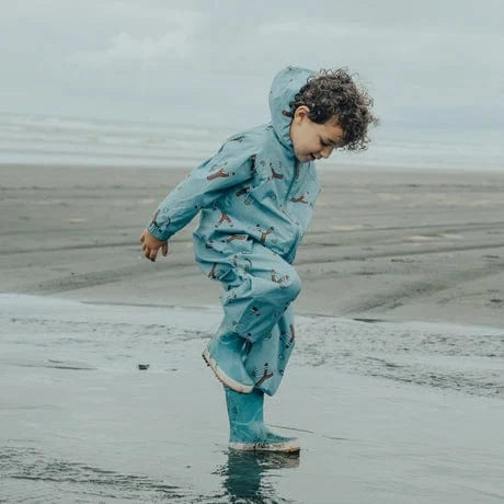 Crywolf Boys Shoes Rain Boots - Stone Blue