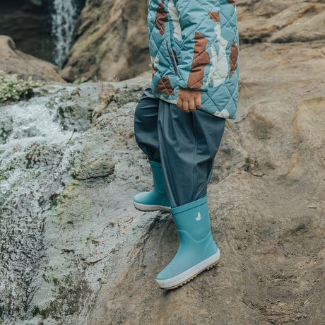 Crywolf Boys Shoes Rain Boots - Stone Blue