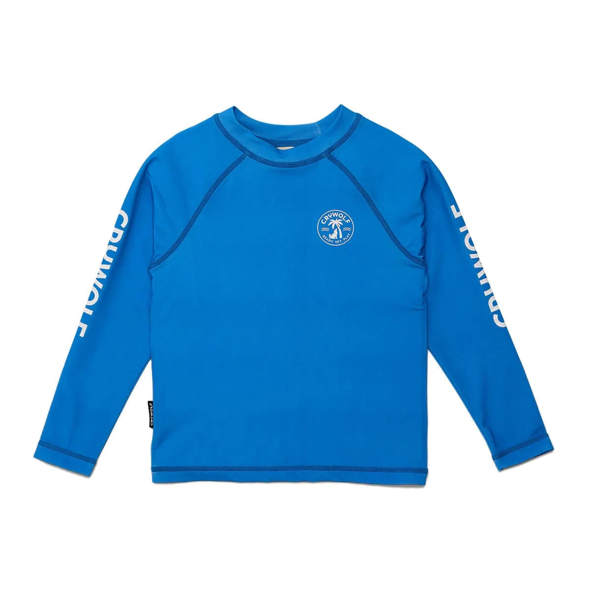 Crywolf Boys Swimwear 4Y Long Sleeve Rash Vest - Deep Sea Blue