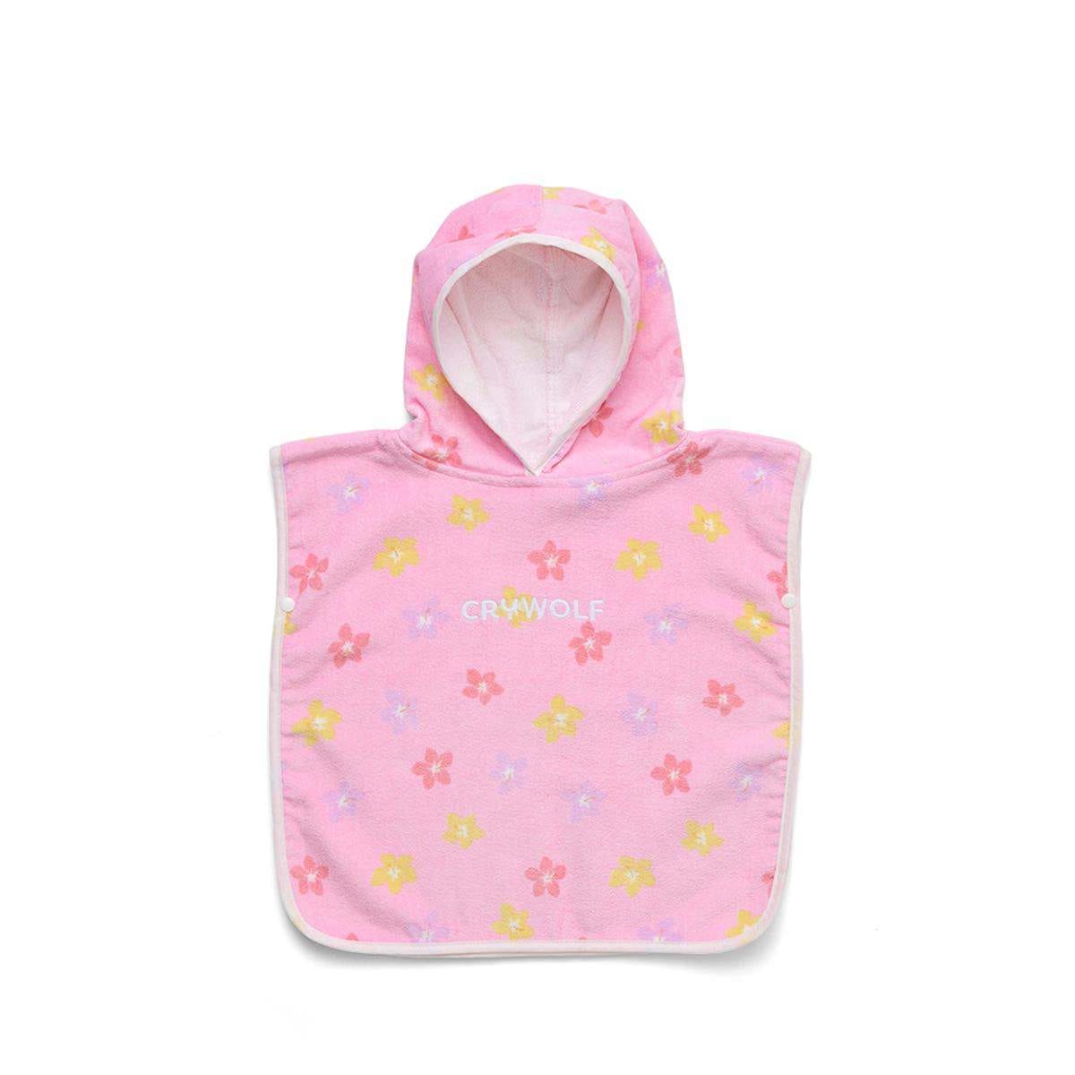 Crywolf Boys Swimwear Baby Hooded Towel - Hibiscus Bloom