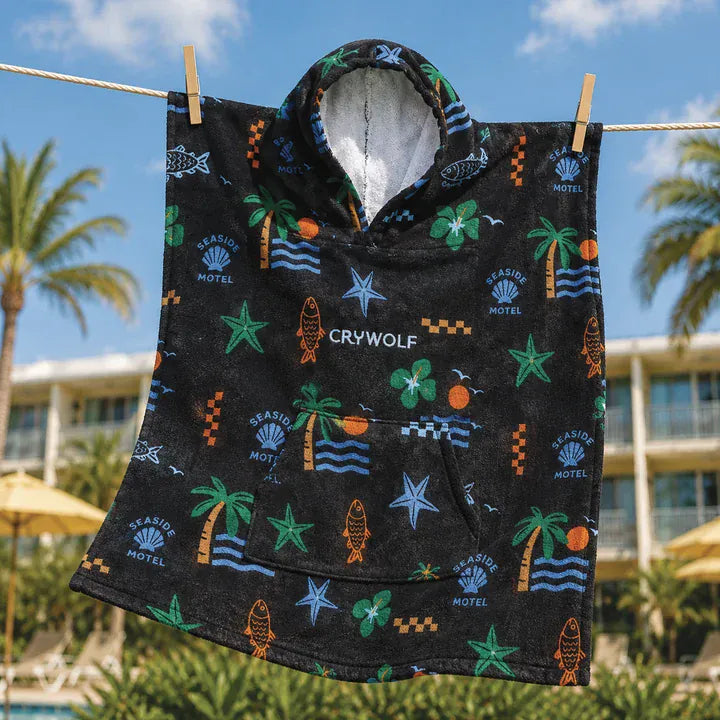 Crywolf Boys Swimwear Hooded Towel - Seaside Motel