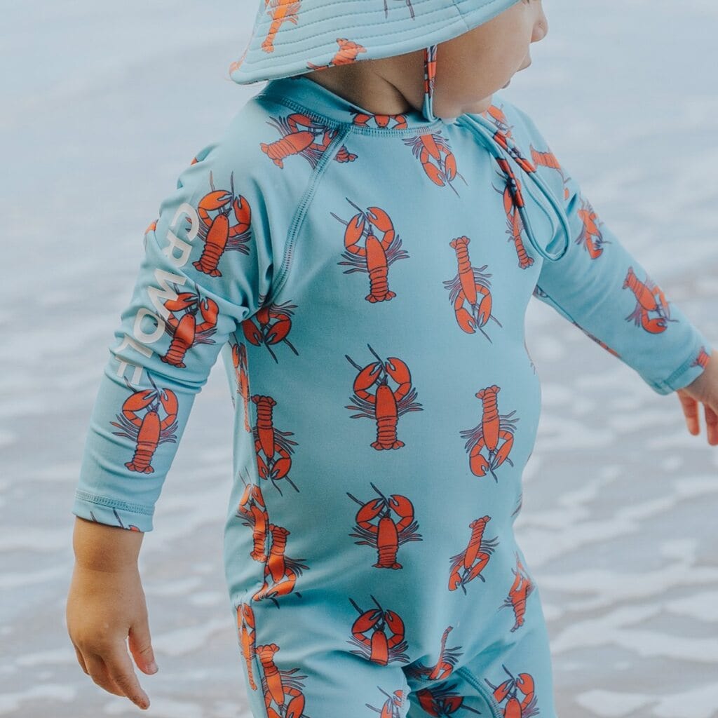 Crywolf Boys Swimwear Rashsuit Little Lobsters