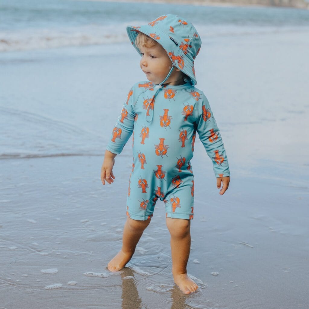 Crywolf Boys Swimwear Rashsuit Little Lobsters